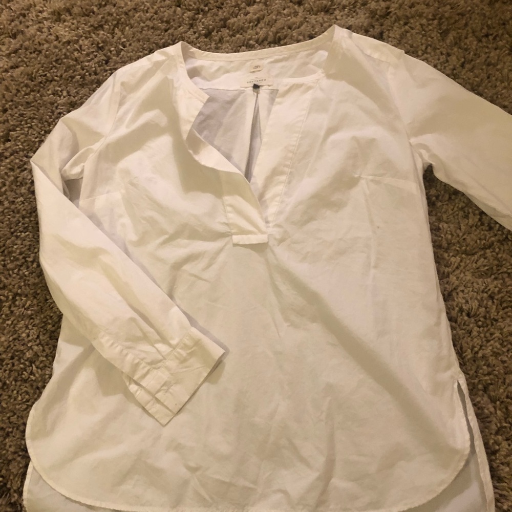 White softened shirt